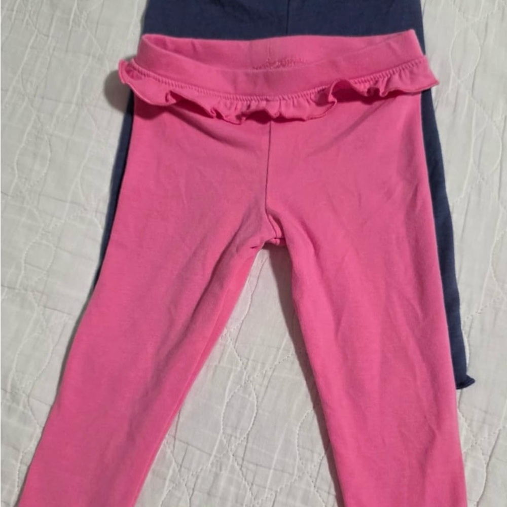 Garanimals Pink and Blue Ruffle Leggings